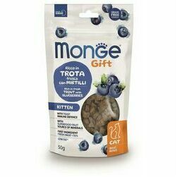 Monge Cat Gift Meat Minis Kitten Rich in Fresh Trout with Blueberries 50 g