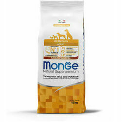 Monge Dog All Breeds Adult Monoprotein Turkey with Rice and Potatoes 12 kg