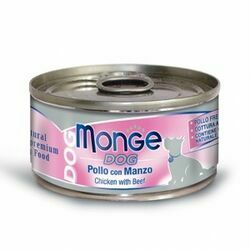 Monge Dog Chicken with Beef 95 g - konservi suņiem