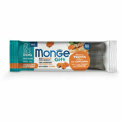 Monge Dog Gift Meat Bars Mobility Support Rich in Fresh Trout with Turmeric 40 g