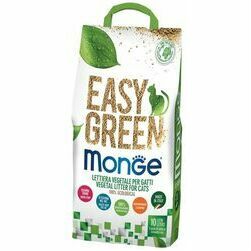 MONGE EASY GREEN 10 L - augu šķiedru pakaiši kaķu tualetei