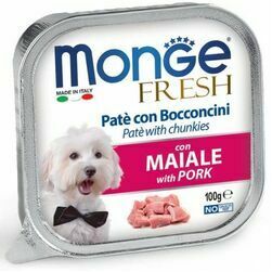 Monge Fresh pate with Pork 100 g - konservi suņiem