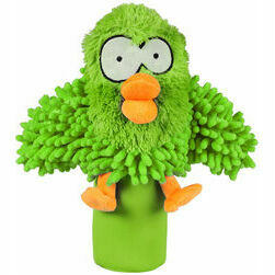 Oohoo bottle squeaker 27cm green - rotaļlieta suņiem