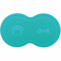 Paklājiņš zem bļodas 46x26cm, akvamarīna krāsa