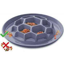 Plastmasas bļoda Slow Food Honey, cm.32x32x6h, neslīdoša