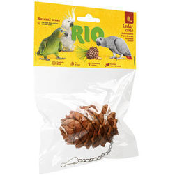 RIO Cedar cone - ciedru čiekurs gardums/rotaļlieta putniem