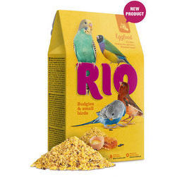 RIO Eggfood for budgies and small birds 250 g - barība ar olām mazajiem papagaiļiem un putniem