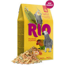 RIO Eggfood for parakeets and parrots 250 g - barība ar olām mazajiem papagaiļiem un papagaiļiem