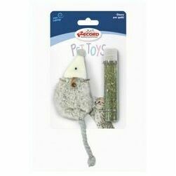 Rotaļlieta kaķiem CAT&RINA Hedgehog ar kaķumētru 10,5cm