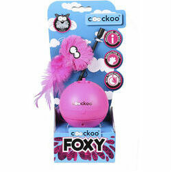 Rotaļlieta kaķiem Foxy Magic Ball pink