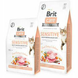 Brit Care Cat GF Sensitive Healthy Digestion&Delicate Taste  Fresh Turkey&Salmon 7 kg