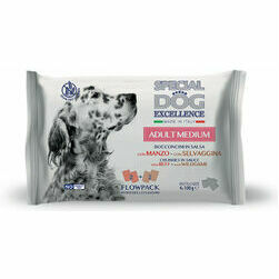Special Dog Excellence Multipack Pouches Medium Adult with Beef / Wild Game 4x100 g