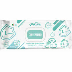 Tīrošas salvetes suņiem/kaķiem Chlorexidine 80 gb.