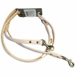 Training Leash Croque Bones 11/200 Faux Leather Kroko light pink/light